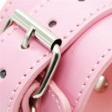 SOLIDNE KAJDANKI KRĘPOWANIE MOCNY SEX BDSM GADŻET POLSIERE CUFFS BELT PINK
