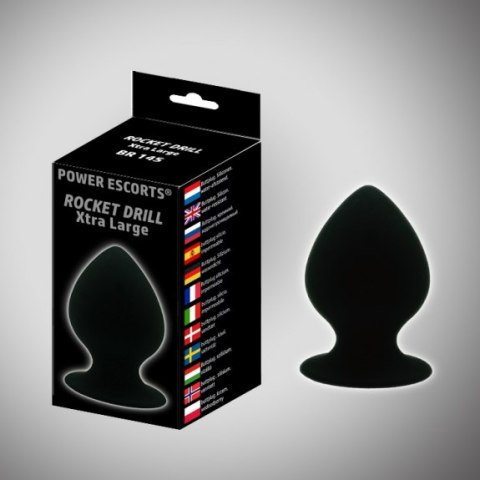 ROCKET DRILL XTRA PLUG BIG SUCTION CUP ANAL PLUG 13 X7,4 CM ROCKET DRILL XTRA PLUG BIG SUCTION CUP ANAL PLUG 13 X7,4 CM