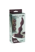 VIBRATING ANAL PLUG SPICE IT UP NEW EDITION ELATION WINE RED