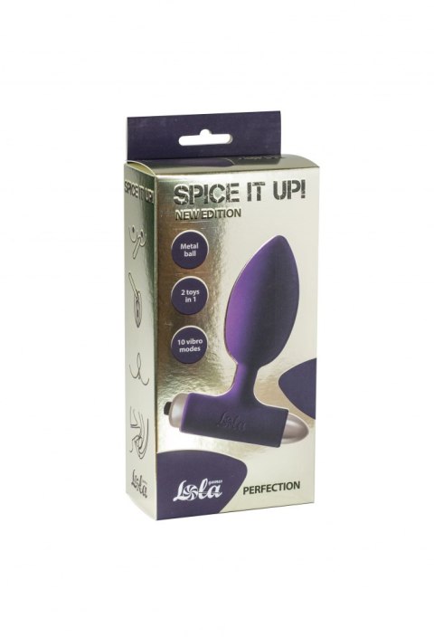 VIBRATING ANAL PLUG SPICE IT UP NEW EDITION PERFECTION ULTRAVIOLET VIBRATING ANAL PLUG SPICE IT UP NEW EDITION PERFECTION ULTRAVIOLET
