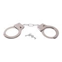 STALOWE KAJDANKI KRĘPOWANIE MOCNY SEX BDSM GADŻET Bestseller - manette silver