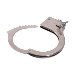 STALOWE KAJDANKI KRĘPOWANIE MOCNY SEX BDSM GADŻET Bestseller - manette silver