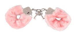 KAJDANKI EROTYCZNE METALOWE KLUCZYK FUTERKO BDSM LOVE CUFFS ROSE