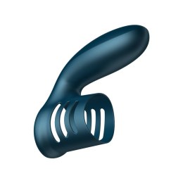 PIERŚCIEŃ EREKCYJNY SEX RING WIBRACJE STYMULATOR WIBRATOR-SILICONE RING BLUE USB 7 FUNCTION