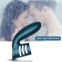 PIERŚCIEŃ EREKCYJNY SEX RING WIBRACJE STYMULATOR WIBRATOR-SILICONE RING BLUE USB 7 FUNCTION