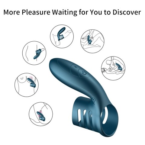 PIERŚCIEŃ EREKCYJNY SEX RING WIBRACJE STYMULATOR WIBRATOR-SILICONE RING BLUE USB 7 FUNCTION PIERŚCIEŃ EREKCYJNY SEX RING WIBRACJE STYMULATOR WIBRATOR-SILICONE RING BLUE USB 7 FUNCTION