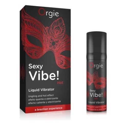 ŻEL-SEXY VIBE! HOT - LIQUID VIBRATOR - 15 ML ŻEL-SEXY VIBE! HOT - LIQUID VIBRATOR - 15 ML
