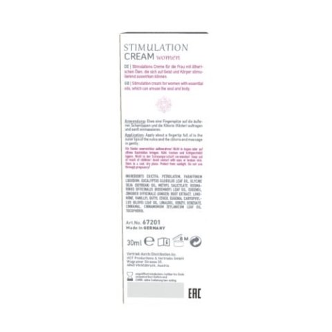 LUBRYKANT ŻEL/SPREJ-SHIATSU STIMULATION CREAM WOMEN 30ML. LUBRYKANT ŻEL/SPREJ-SHIATSU STIMULATION CREAM WOMEN 30ML.